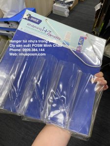 Xưởng hanger túi nhựa quảng cáo