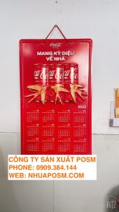 San xuất lịch nhựa tết