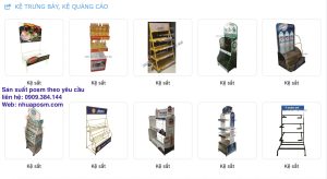 Xưởng sản xuất kệ quảng cáo posm